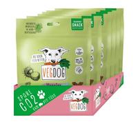 VEGDOG Veggies Skincare Friandises hypoallergéniques pour chien (10 x 125 g) | Friandises d'entraînement pour le pelage et la peau | Friandises protéinées pour les personnes allergiques avec
