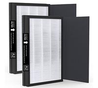 Vegebe Lot de 2 filtres de rechange HEPA A2 H13, compatible avec purificateur d'air d'ambiance Filtrete 3M A2 FAP-C02-A2, FAP-C03-A2, FAP-T03-A2, FAP-SC02L, pièce n° 1150101, taille de filtre A2,
