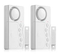 Vegena 2pcs Alarme De Porte Et Fenêtre, Alarme De Porte De Congélateur, Alarmes De Porte De Réfrigérateur avec Temporisation 3/15/30/60 Alarme De Porte du Congélateur pour Maison, Magasin, Enfants