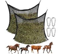 Vegena 2pcs Filet À Foin Pour Chevaux, Filet À Foin Sac À Foin Pour Chevaux Filets À Foin Filet D'alimentation Filet De Nourriture Pour Foin Pour Une Alimentation Adaptée À L'espèce 90 x 60cm