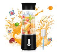 Vegena Blender, Mixeur, Mini Blender 500ml, Mixeur Portable Noir, USB Rechargeable, Mixeur Smoothie pour Les Fruits, Les Smoothies, Les Milkshakes, Les Voyages De Sports De Plein air à Domicile
