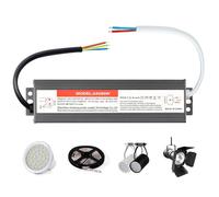 Vegena Bloc d'alimentation LED 24 V 80 W 3,33 A étanche IP67 Transformateur LED 110/220 V CA 50/60 Hz Tension constante d'extérieur pour éclairage LED