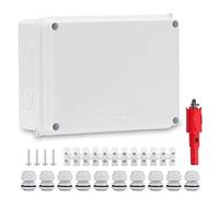 Vegena Boîte de dérivation étanche - Pour montage en saillie - Étanche IP65 - Grande boîte de dérivation en ABS - Pour pièces humides - 150 x 110 x 70 mm