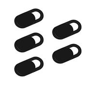 Vegena Cache-Webcam, 5 Pcs, 0.7mm, Couverture de Caméra pour Macbook Pro, Macbook Air, Ipad Pro, Portatil, Mac, Pc, Iphone, ASUS, HP, Protéger Votre Vie Privée (Noir), 1080p