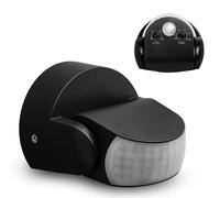 Vegena Détecteur De Mouvement Extérieur, 180° 230 V 600 W Anthracite Capteur Infrarouge, 12m Portée, Ip65 Capteur Infrarouge, Montage en Saillie