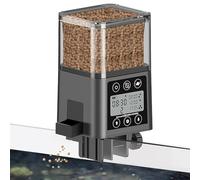 Vegena Distributeur automatique de nourriture pour poissons avec minuterie et affichage numérique, distributeur automatique de nourriture pour poissons à piles, distributeur de nourriture réglable de