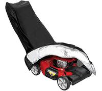 Vegena Housse de Tondeuse à Gazon, Couverture de Tondeuse à Gazon, Housse Tondeuse Etanche Anti-Poussière Oxford 210D, pour l'extérieur avec Cordon de Serrage et sac de Rangement , 190x65x100cm