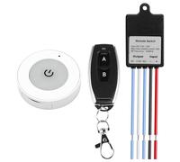 Vegena Interrupteur Sans Fil 12V avec Télécommande, 433MHz, Relais DC 5V-30V, 30-50m, Contrôleur de Petite Taille pour Plafonniers et Lampes Électroménagers