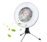 Vegena Lampe De Camping LED avec Ventilateur, USB Rechargeable Portable avec Support pour Tente, Randonnée et Pêche
