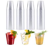 Vegena Lot de 100 verres à liqueur en plastique dur de 50 ml - Réutilisables - En plastique - Pour anniversaire, dégustation, Noël