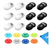 Vegena Lot de 12 Aimants pour Dossards de Course, Aimants Dorsaux Running, Clips Magnétiques AVCE 8 Boutons, en Tissu pour Fixer Le Dossard de Marathon et de Semi-Marathon