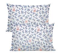 Vegena Lot de 2 housses de coussin en coton de 40 x 60 cm pour enfant garçon et fille avec fermeture à rabat, (B)