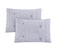 Vegena Lot de 2 Taies d'Oreiller 40 x 60 cm, Taie d'Oreiller Bébé Pur Coton, Housse Oreiller pour Oreiller de Berceau d’Enfant avec Fermeture à Enveloppe Lavable