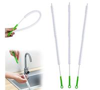 Vegena Lot de 3 Brosse de Nettoyage de Drain D'égout - 71 cm Brosses de Nettoyage pour Canalisations Spirale de Nettoyage Flexible - Brosse de Nettoyage Longue pour Salle de Bain et Cuisine