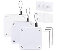 Vegena Lot de 3 ferme-porte automatique sans perçage, fermeture de porte avec cordon de serrage, ferme-porte intérieure pour portes coulissantes, 800 g, 1000 g)