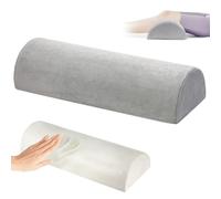 Vegena Oreiller orthopédique en mousse à mémoire de forme demi-lune pour les personnes dormant sur le côté et le dos, le cou, les jambes, les genoux et la taille