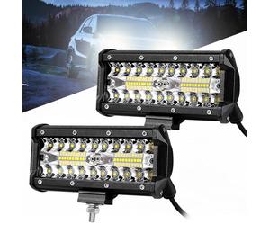 Vegena Phare De Travail LED 240W - Barre Longue Portée IP67 Spot Et Inondation - Rampe Feux Additionnels Pour Moto, Voiture, Camion, Tracteur, Quad
