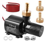 Vegena Pompe Submersible: DC24V Mini Pompe À Eau À Entraînement Direct, Débit 800 L/H, Pour Aquarium, Étang Et Fontaine (Noir)