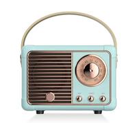 Vegena Poste Radio Vintage, Poste Radio Portable, Radio Vintage Bluetooth, Radio Bluetooth Vintage, Haut-Parleur Bluetooth Rétro Radio Convient pour Les Cuisines De La Maison Et du Bureau