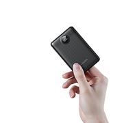 VEGER Batterie Externe 10000mAh Mince et Légère en Mini Taille Power Bank USB C 5V 3A avec l'Affichage LED pour iPhone 14,12,11, Samsung S22 S21 S20 Veste Chauffante ect