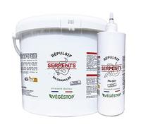 VEGESTOP Pack Promo - Répulsif Serpents - Granulés 5 kg + Gel 500 ML - Protection MAXIMALE - Fait fuir Les Reptiles - Maison, Jardin, Piscine, terrasse