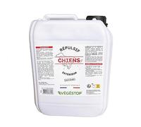 VEGESTOP Répulsif Chiens - Spécial extérieur - 5 L - Dissuasif, déshabituant - Anti-Urine, grattage, excréments, Destruction