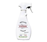 VEGESTOP Répulsif Chiens - Spécial intérieur - 500 ML - Dissuasif - Mauvaises habitudes - Education - Anti Urine - Anti Griffe - Protection Mobilier, Canapé, Lit, Porte, Plantes - Spray Vaporisateur