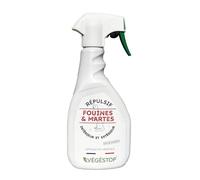 VEGESTOP Répulsif Fouines et Martes - 500 ML - Anti Rongeur - Eloigne Les Petits nuisibles - Voiture - Maison - Grenier - Longue durée - Action Rapide