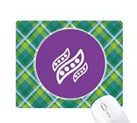 Vegetable expression Happy pois réseaux verte grille pixel tapis de souris