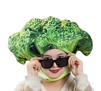 Vegetable Hat - Plush, 17,35 x 13,78in Photo Hat Soft & Skin-Friendly | Odorless Costume Accessory, Funny Plush Headwear For Easter, New Year's Eve, Birthdays, Role-Playing, Parties