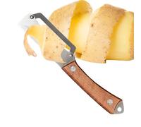 Vegetable Peeler Kitchen Tool - Stainless Steel Cutter, Ergonomic Grip Peeler, Multi Functional Durable Blade Food Preparation Tool, Heavy Duty Hard Rind Fruit Vegetable Peeling Cutter with Bott