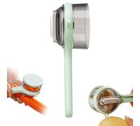 Vegetable Peeler with Container|Stainless Steel Fruit and Vegetable Peeler with Built-in Peel Catcher|Dishwasher Safe | Great for Kitchen Use | Peel Apple, Carrot, Orange with Ease (Green)