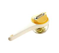 Vegetable Peeler With Storage Box - Ergonomic Fruit & Food Cutter | Coupe-pelage multifonction pour concombre, pommes de terre, courgettes et carottes. Collecteur de peau gratuit pour chef et