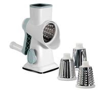 Vegetable Shredder - 9.45 Inch Vegetable Cutter | Hand Crank Cheese Grater - Instrument Slices Grinds Chops Garlic Cucumber Potato Carrot Fruit Easy Clean Ideal Home Restaurant Use Prep