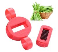 végétal - coureur de couteau à haricot de style français, coureur de légumes, outil de cuisine en acier inoxydable | Cutter de ménagers pour de neige verts
