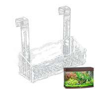 végétal en Acrylique - Support de d'aquarium, Tasse de Submersibles | Pot cristallin pour Jardinage de l'eau, pêcheurs à Poisson Lisse Pots ou jonquilles, orchidées, nièces,