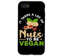 Végétalien Il faut beaucoup de noix pour être végétalien Coque pour iPhone SE (2020) / 7 / 8