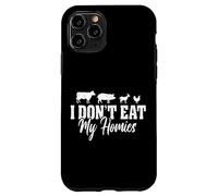 Végétalien, je ne mange pas mes potes Végétarien drôle à Coque pour iPhone 11 Pro