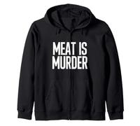 Végétalien - Meat is Murder Sweat à Capuche