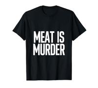 Végétalien - Meat is Murder T-Shirt Graphique avec Valeur