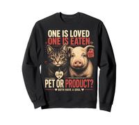 Végétalien Spécialisme Véganisme Droits des Animaux Libération Animale Vegan Sweatshirt