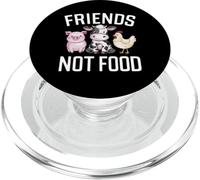 Vegetarian Friends Not Food Cochon Vache Poulet Végétalien PopSockets PopGrip pour MagSafe