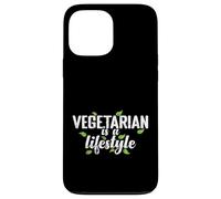 Végétarien est Un Mode de Vie Saine Manger Coque pour iPhone 13 Pro Max