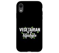 Végétarien est Un Mode de Vie Saine Manger Coque pour iPhone XR
