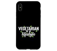 Végétarien est Un Mode de Vie Saine Manger Coque pour iPhone XS Max
