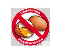 Végétarien Et Végétarienne Oeufs - 20cm - Sticker/Autocollant