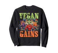 Végétarien Vegan Gains Plantes Légumes Amateur de Nourriture Sweatshirt