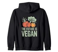 Végétariens L'avenir est végétalien Sweat à Capuche