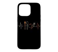Végétarisme Heartbeat Vintage ECG Cardiogramme Rétro Coque pour iPhone 15 Pro Max