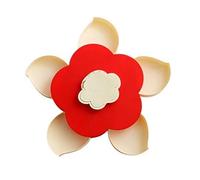 Veggie Serving Tray - Petal Shape Rotating Divided Container, Vegetable Tray | Stylish and Practical Serving Dish for Kitchen, Picnic, Party, Buffet, Brunch, Dinner, Lunch, Bar, Home, Outdoor